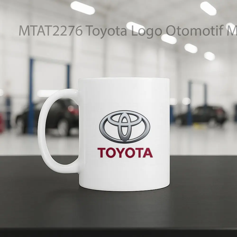 Toyota Logo Otomotif Mug - Sudut 2