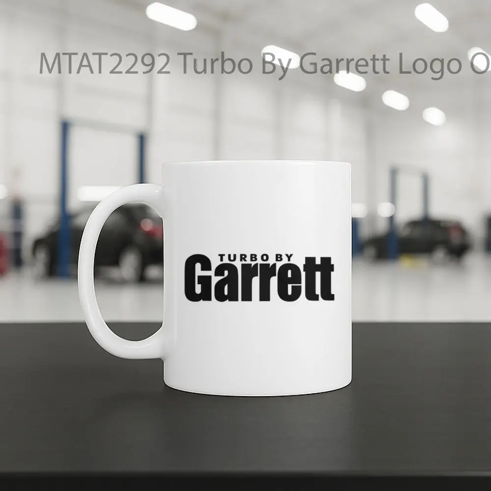 Turbo By Garrett Logo Otomotif Mug - Sudut 2