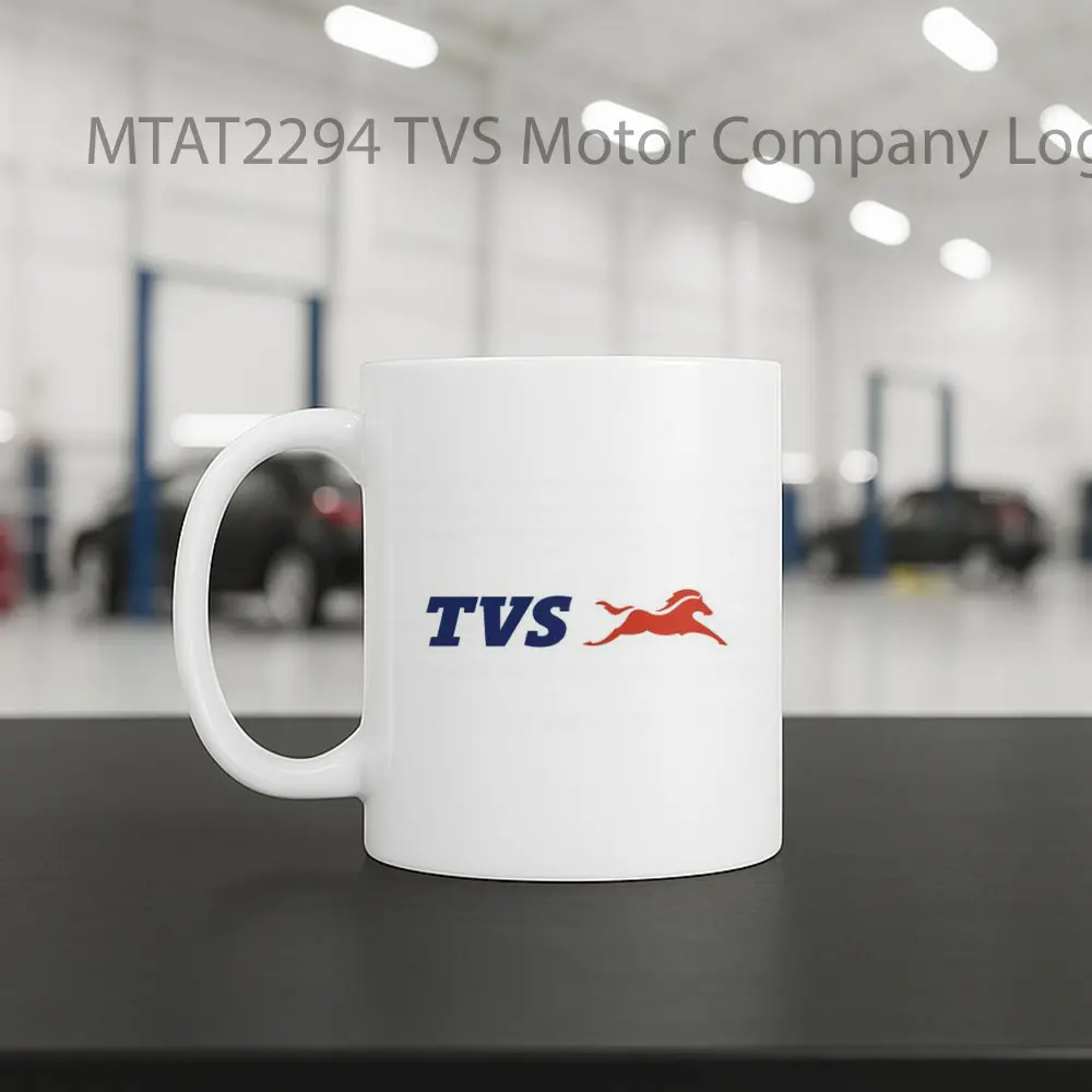 TVS Motor Company Logo Otomotif Mug - Sudut 2