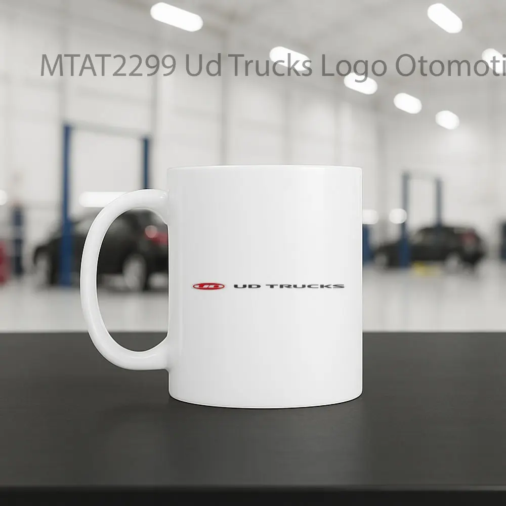 Ud Trucks Logo Otomotif Mug - Sudut 2