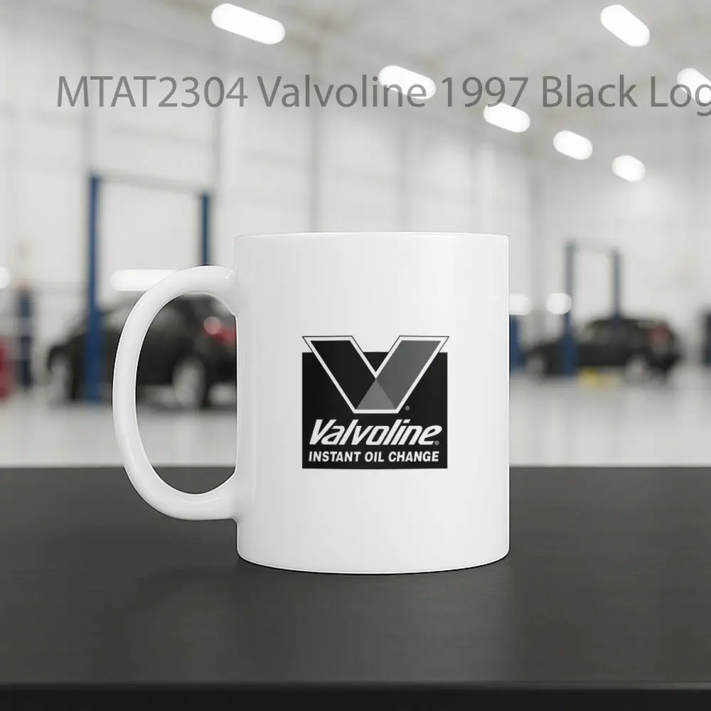 Valvoline 1997 Black Logo Otomotif Mug - Sudut 2