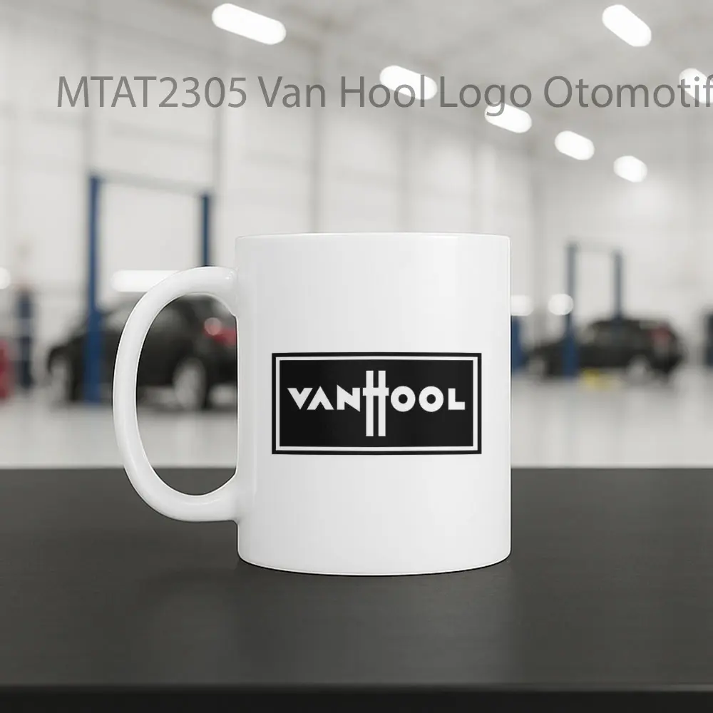 Van Hool Logo Otomotif Mug - Sudut 2