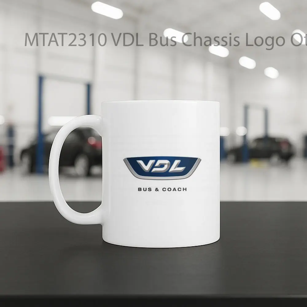 VDL Bus Chassis Logo Otomotif Mug - Sudut 2