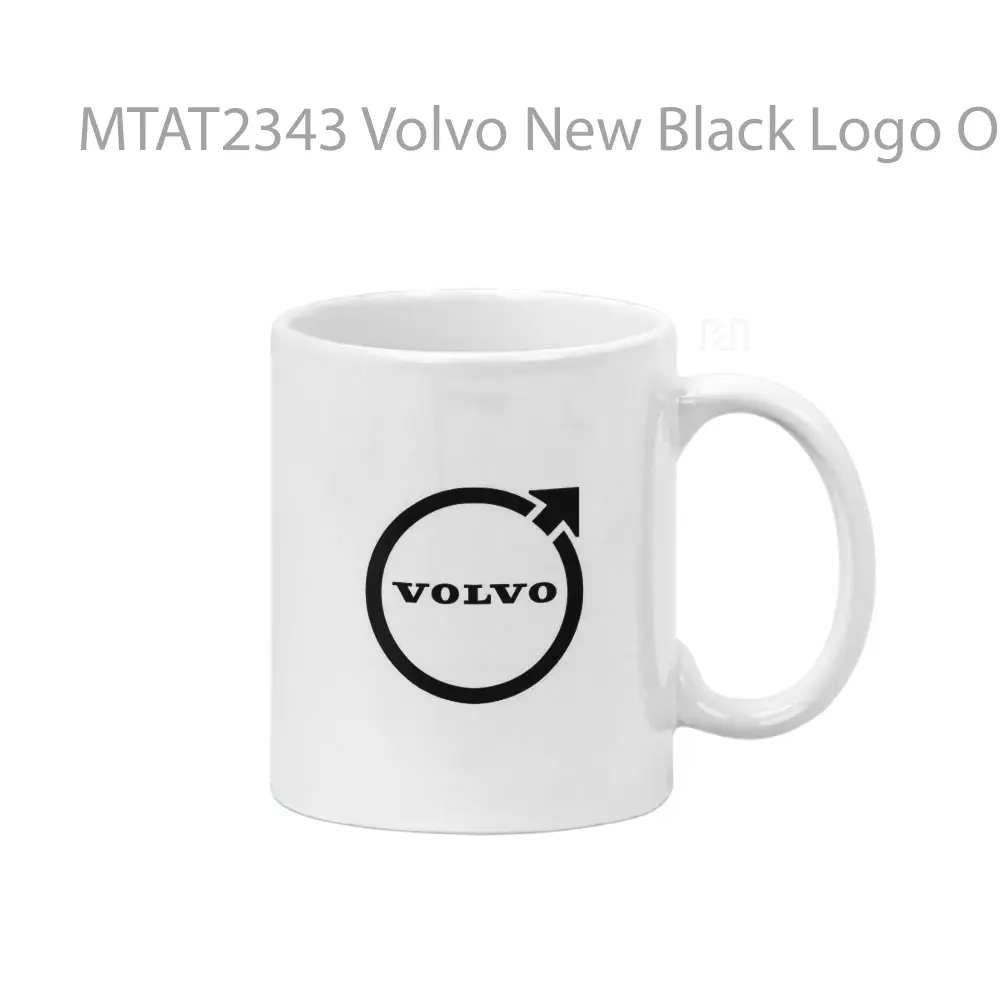 Volvo New Black Logo Otomotif Mug
