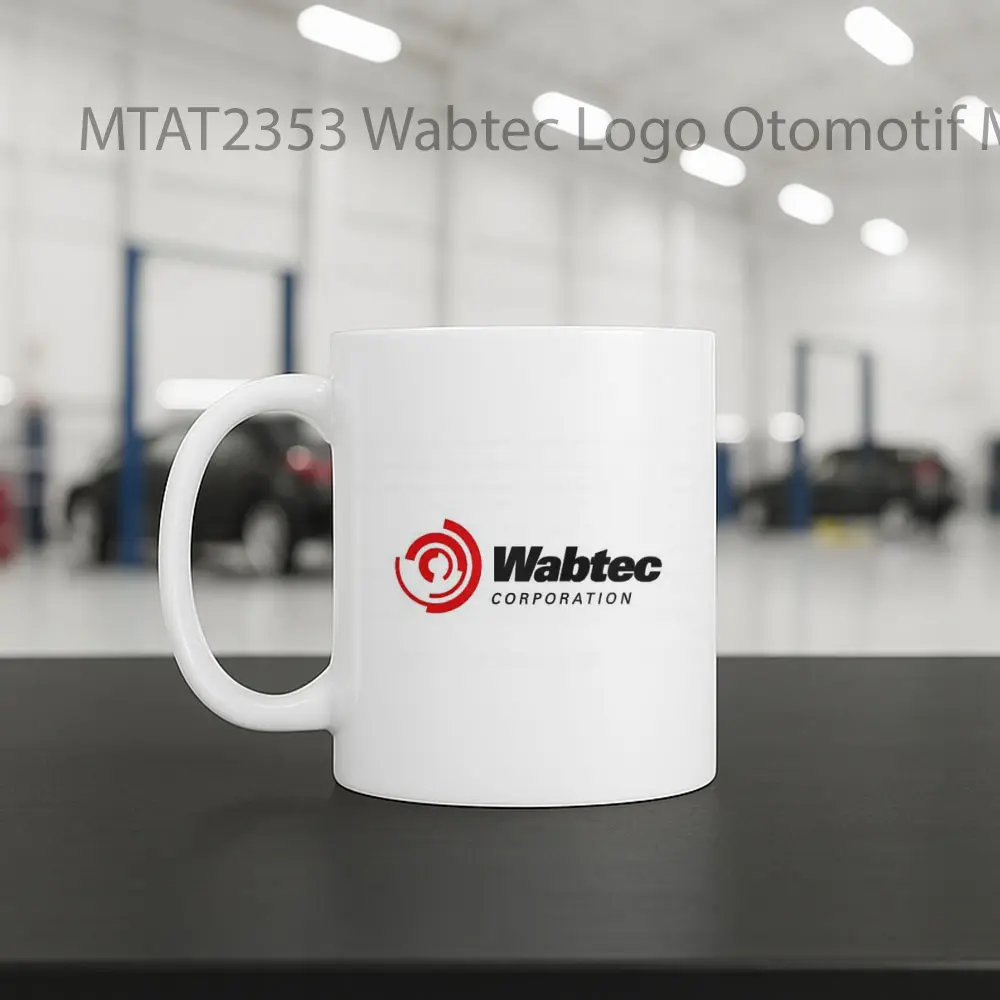 Wabtec Logo Otomotif Mug - Sudut 2