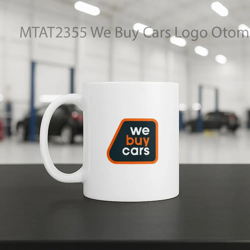 We Buy Cars Logo Otomotif Mug - Sudut 2