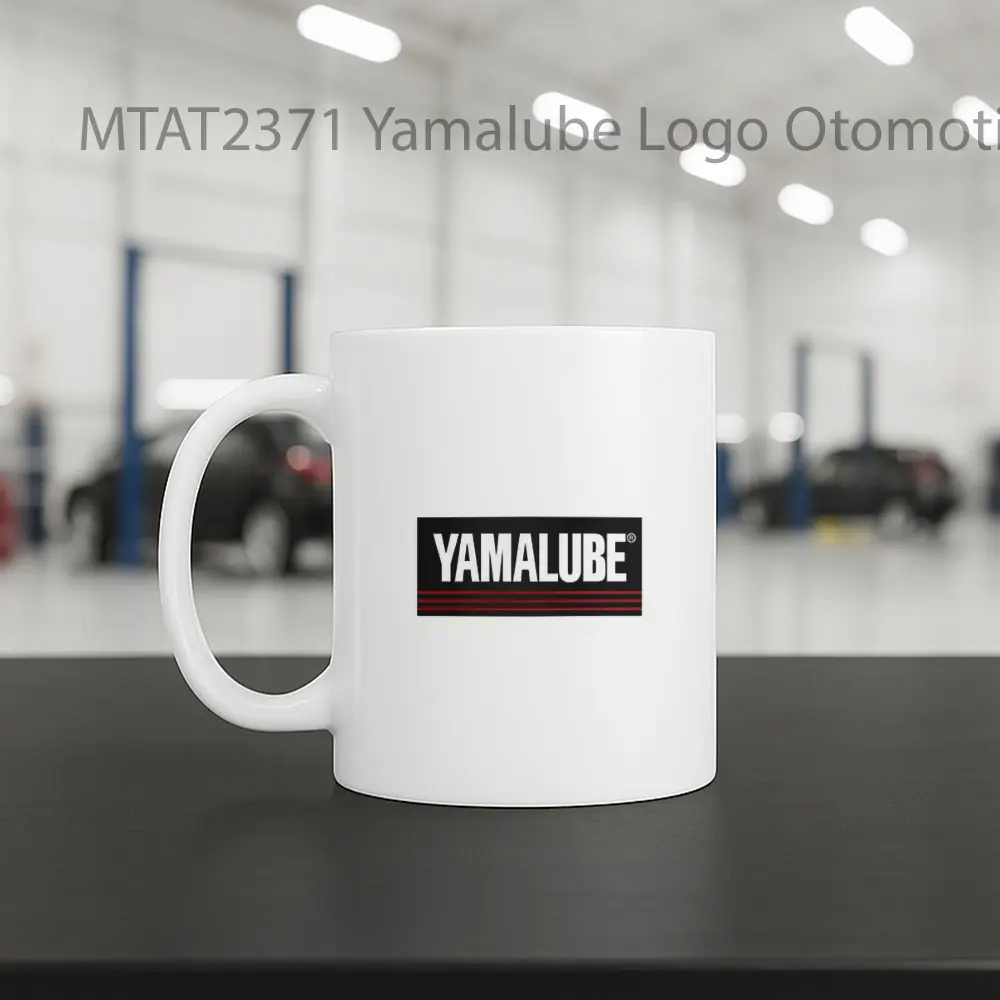 Yamalube Logo Otomotif Mug - Sudut 2