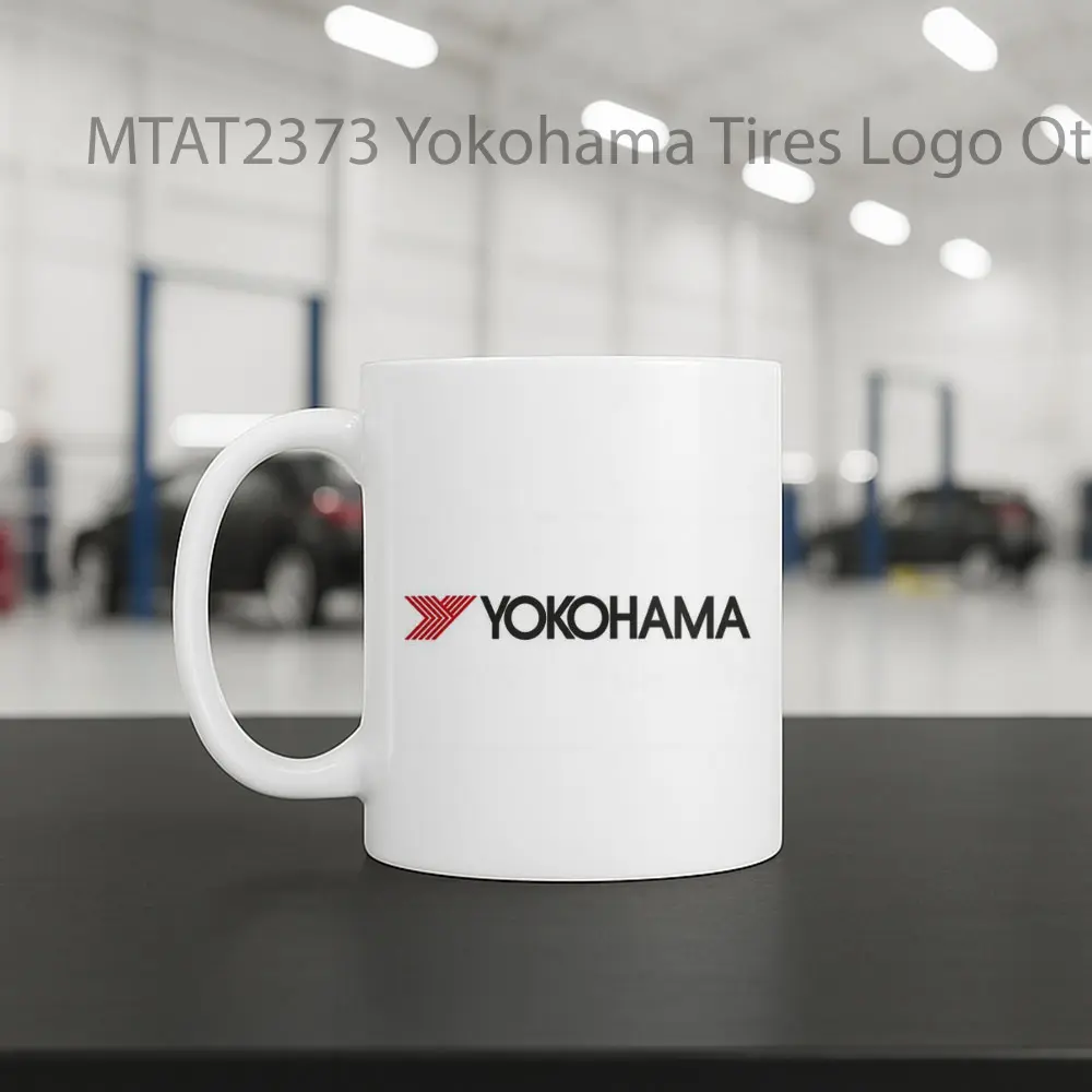 Yokohama Tires Logo Otomotif Mug - Sudut 2