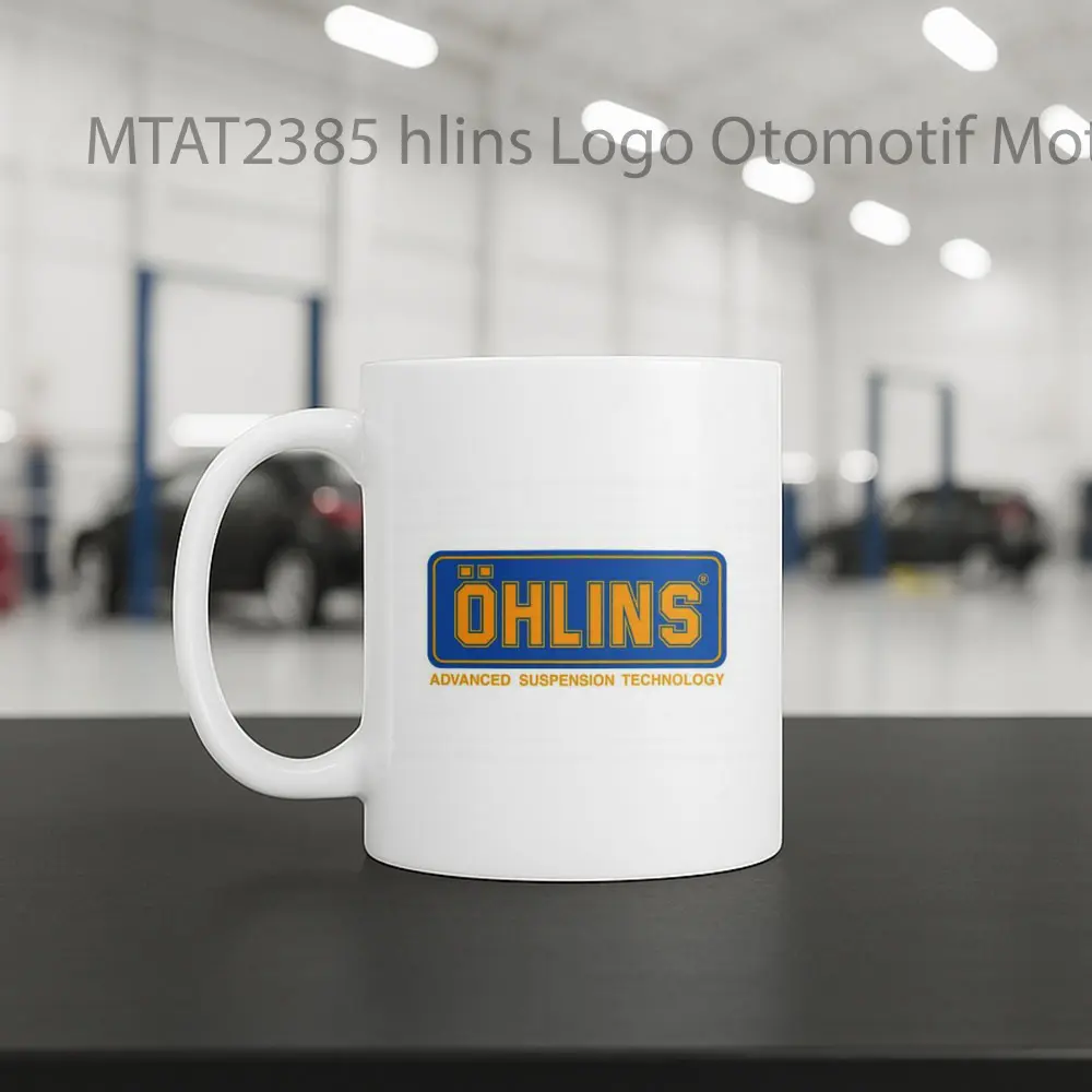 hlins Logo Otomotif Mug - Sudut 2