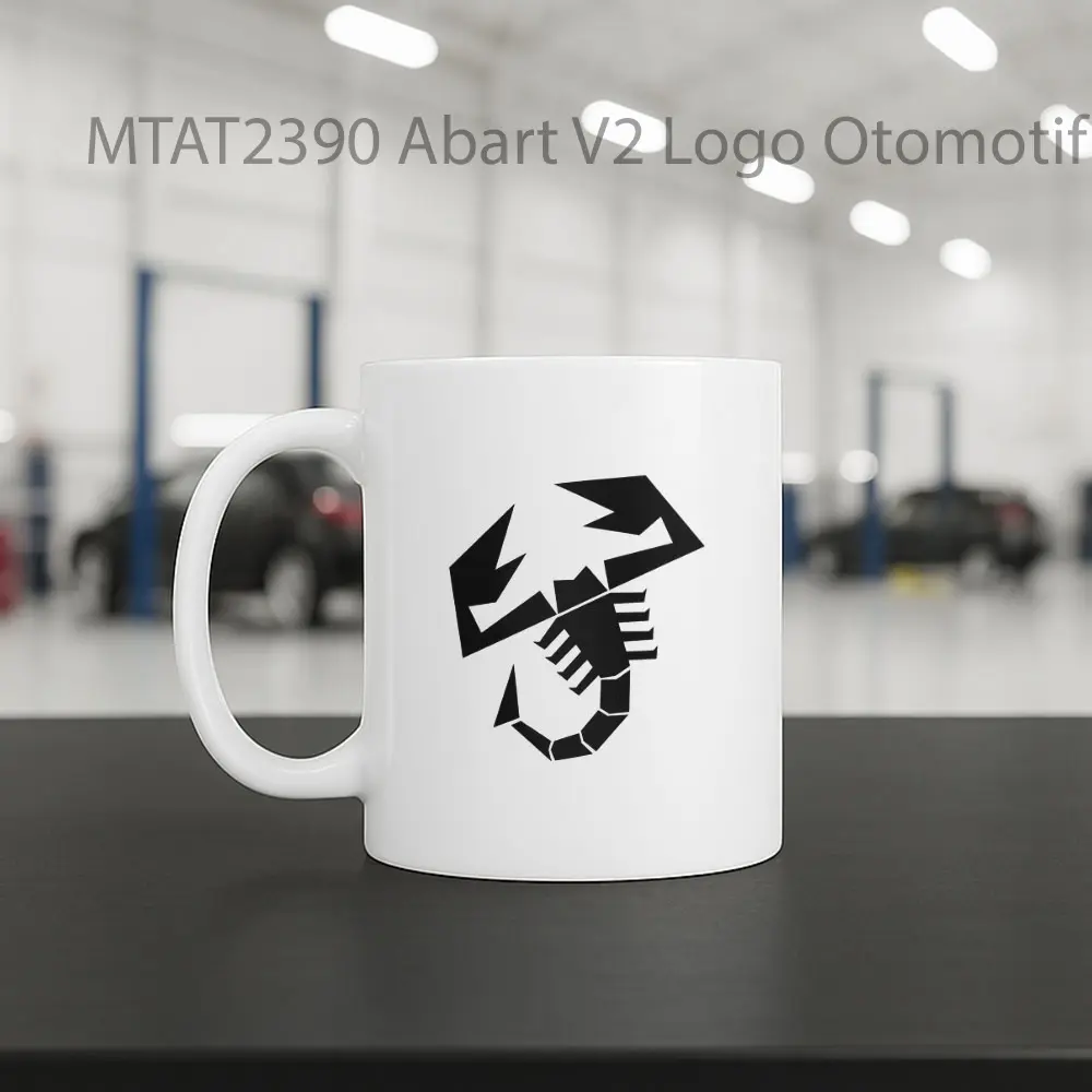Abart V2 Logo Otomotif Mug - Sudut 2