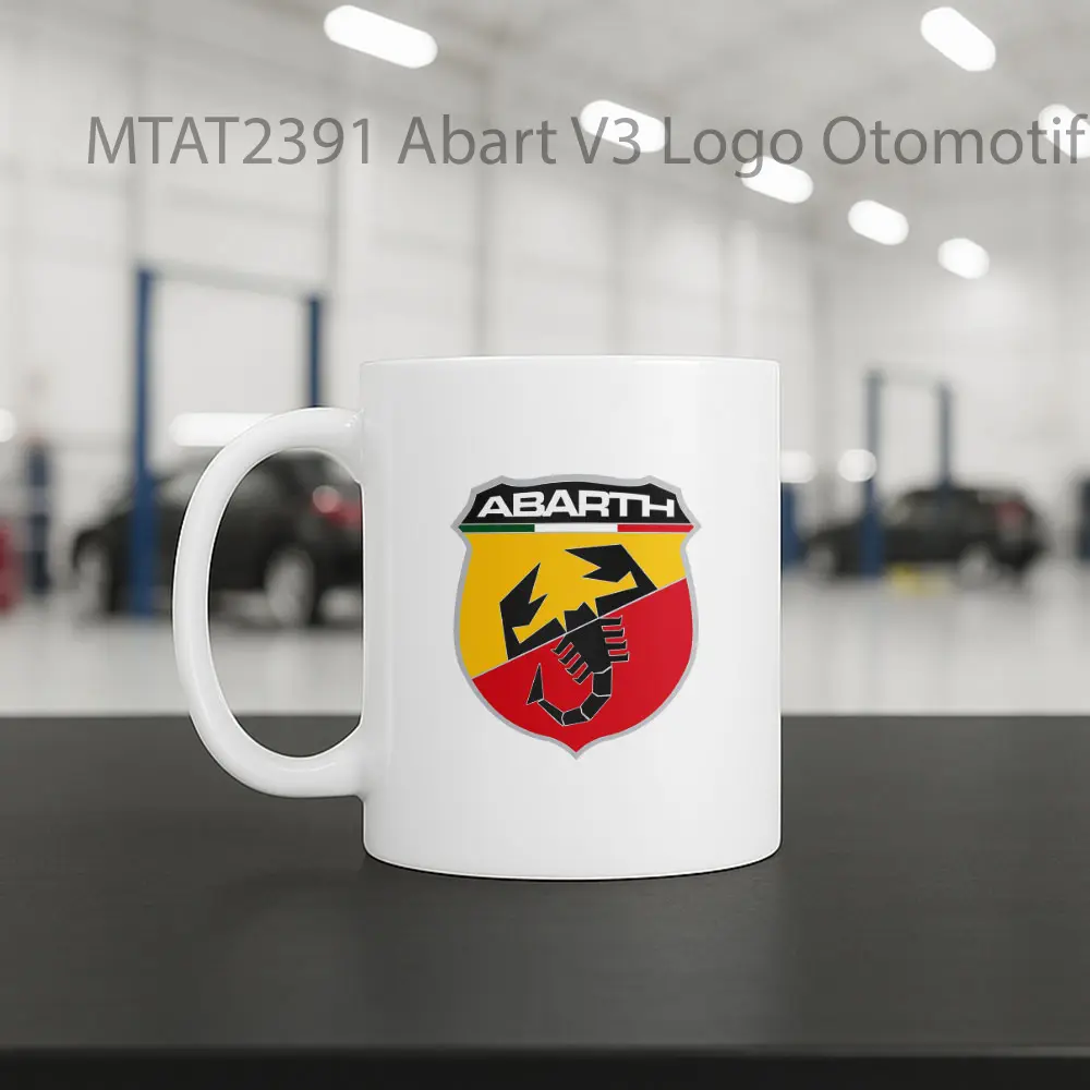 Abart V3 Logo Otomotif Mug - Sudut 2