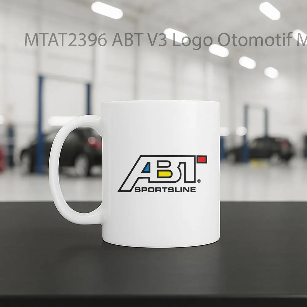 ABT V3 Logo Otomotif Mug - Sudut 2