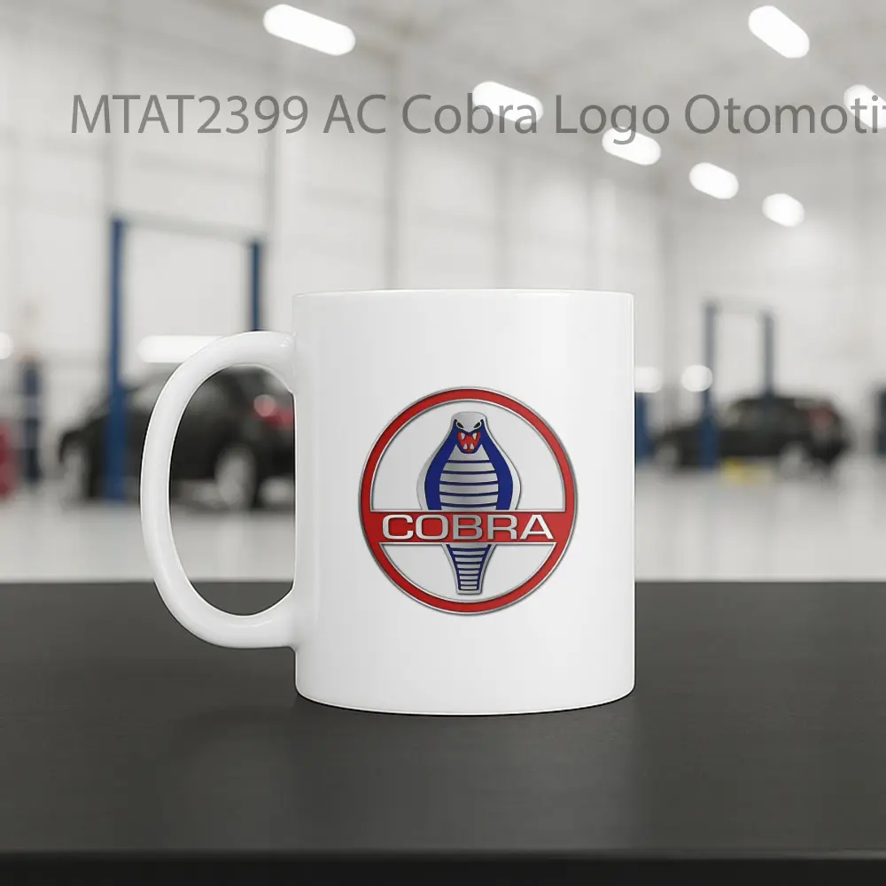 AC Cobra Logo Otomotif Mug - Sudut 2