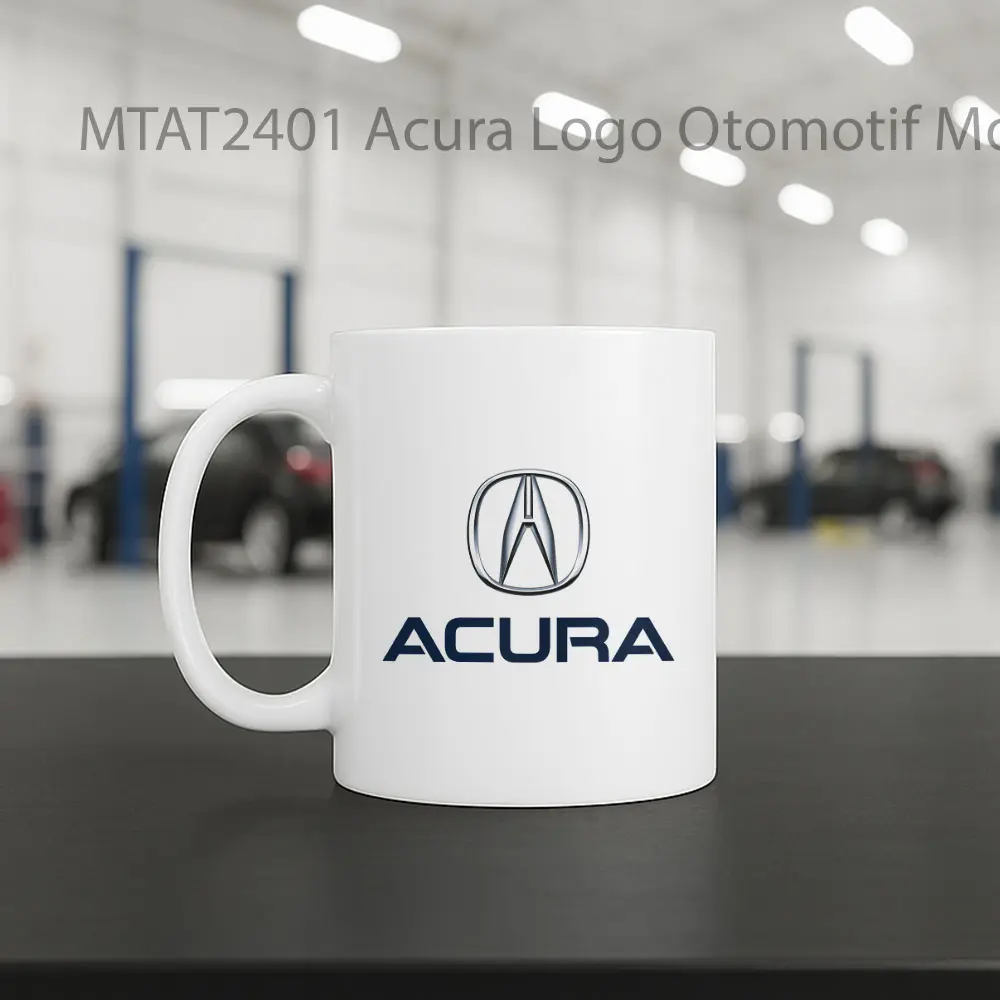 Acura Logo Otomotif Mug - Sudut 2