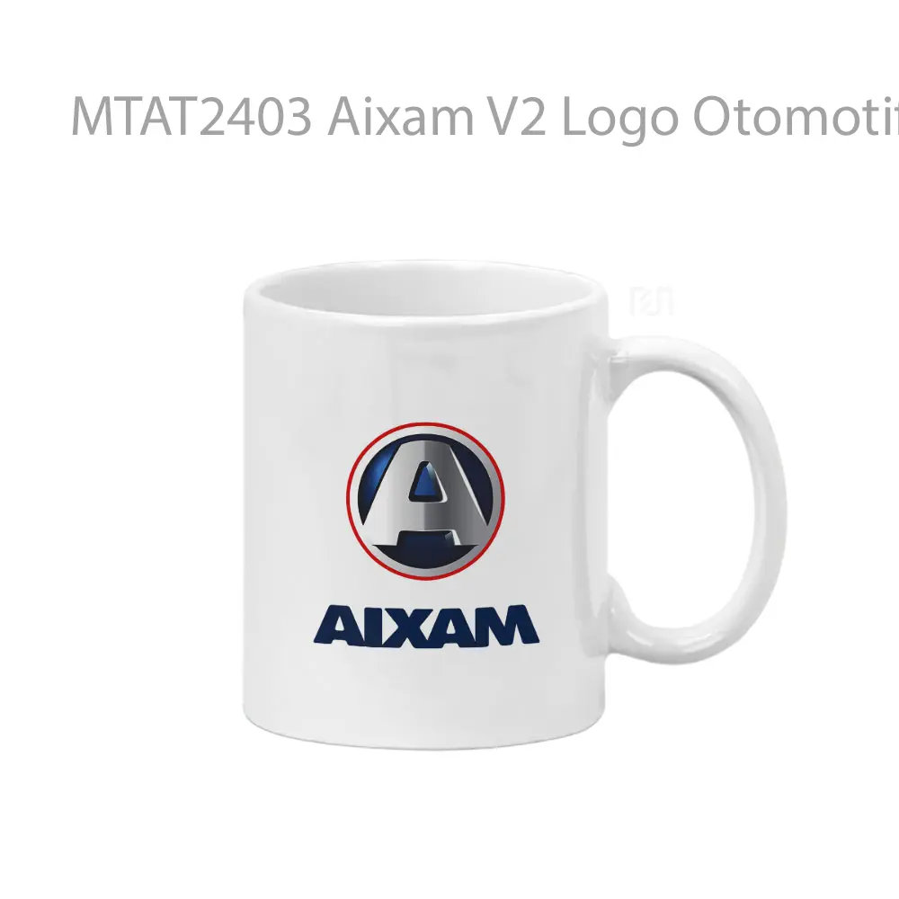 Aixam V2 Logo Otomotif Mug