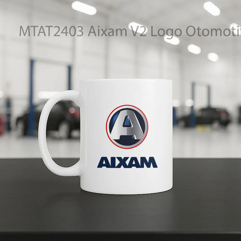 Aixam V2 Logo Otomotif Mug - Sudut 2