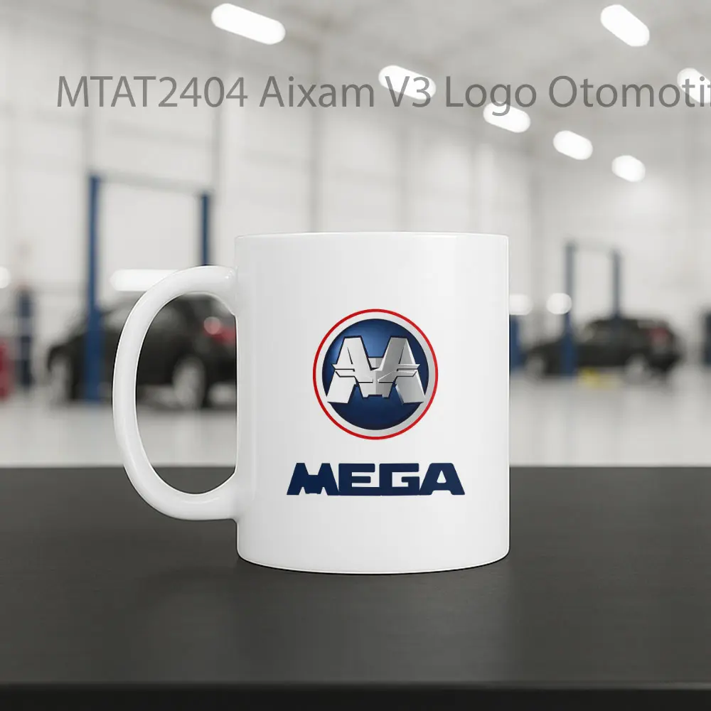 Aixam V3 Logo Otomotif Mug - Sudut 2