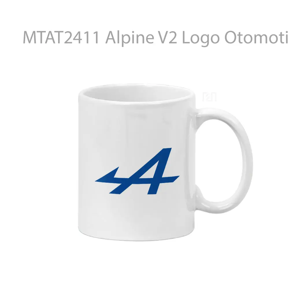 Alpine V2 Logo Otomotif Mug