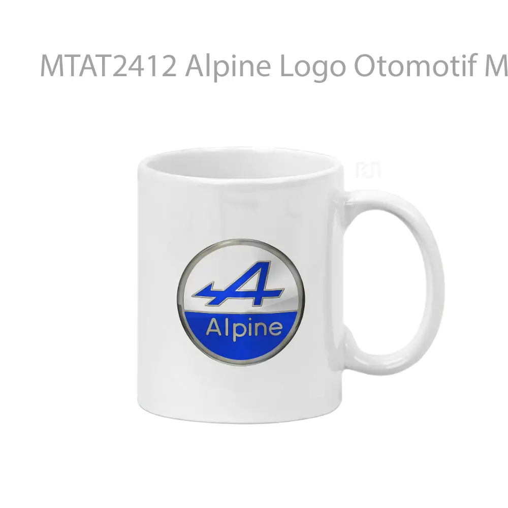 Alpine Logo Otomotif Mug