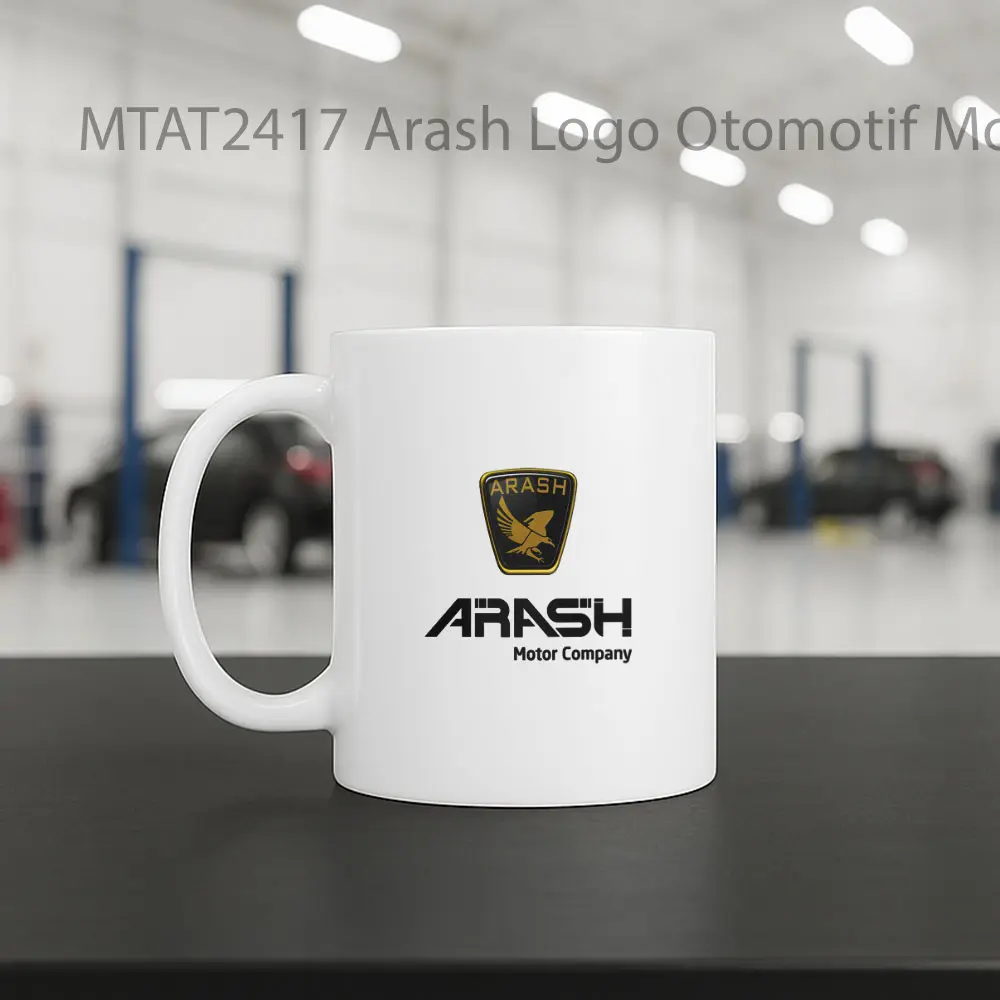 Arash Logo Otomotif Mug - Sudut 2