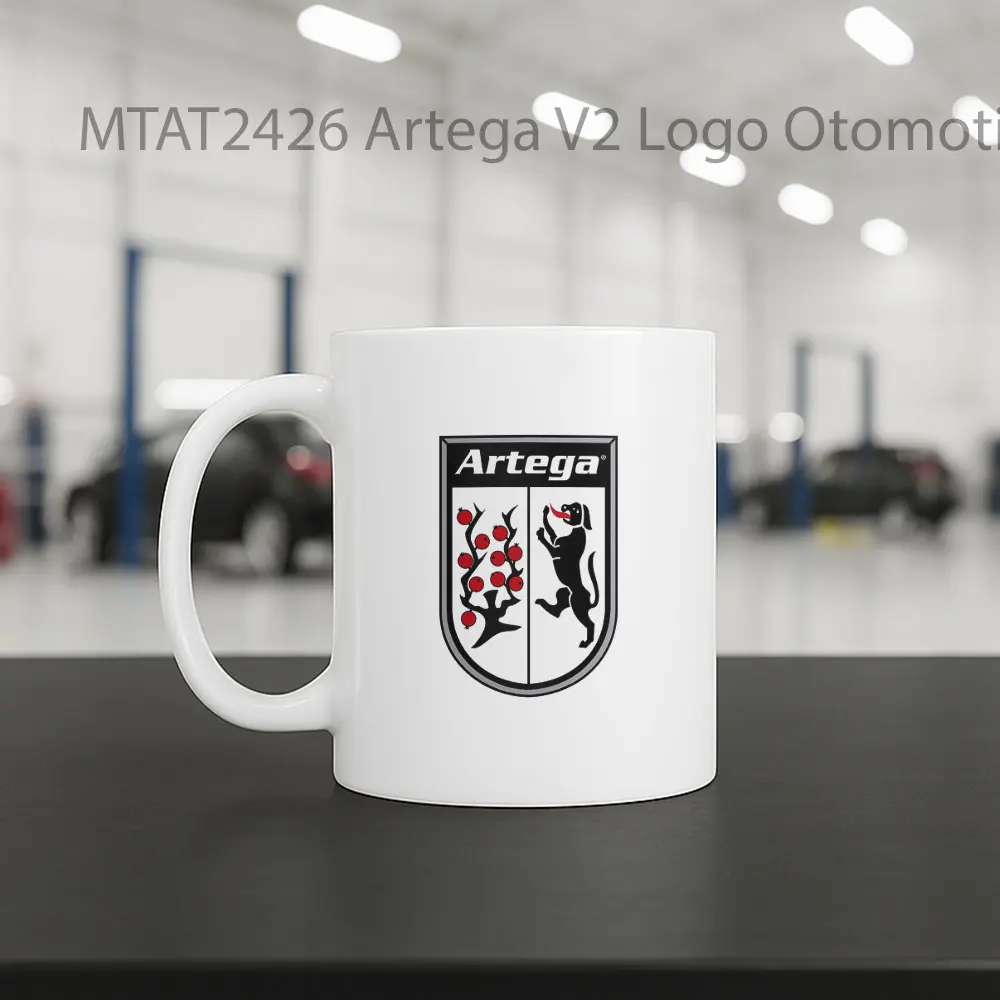 Artega V2 Logo Otomotif Mug - Sudut 2