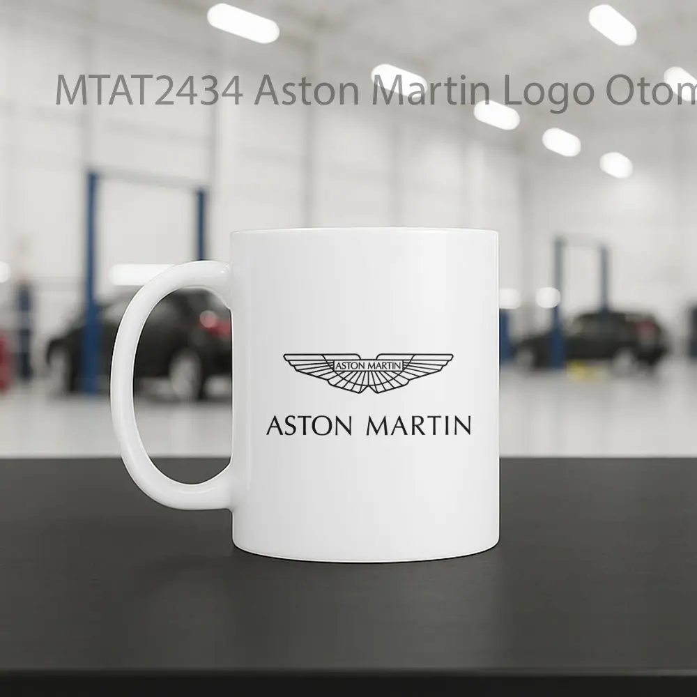 Aston Martin Logo Otomotif Mug - Sudut 2