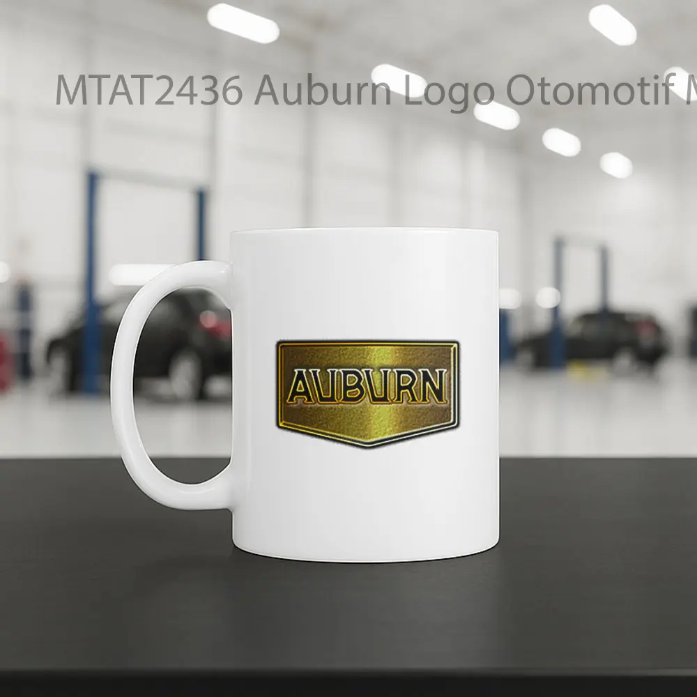 Auburn Logo Otomotif Mug - Sudut 2