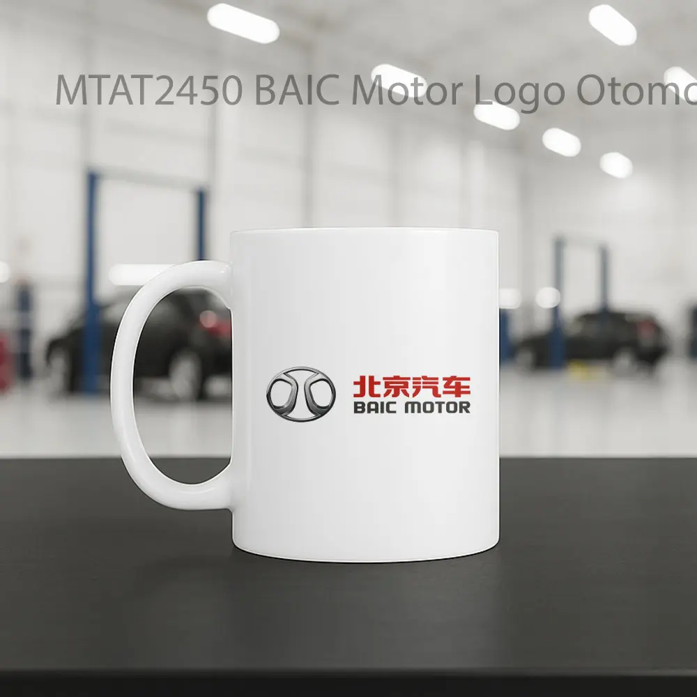 BAIC Motor Logo Otomotif Mug - Sudut 2