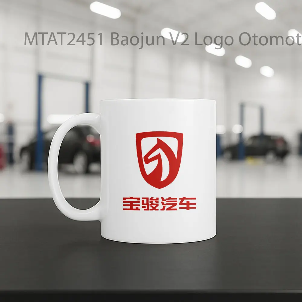 Baojun V2 Logo Otomotif Mug - Sudut 2