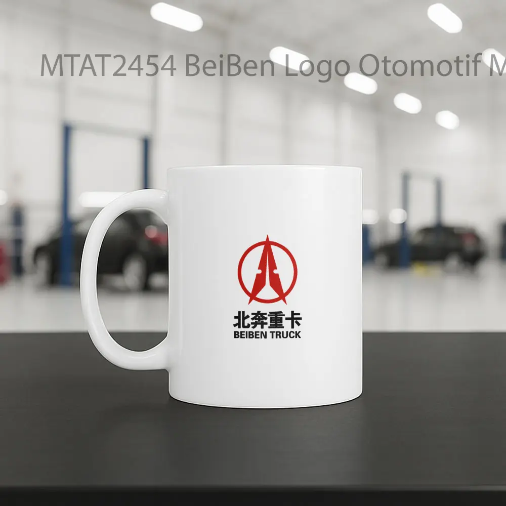 BeiBen Logo Otomotif Mug - Sudut 2