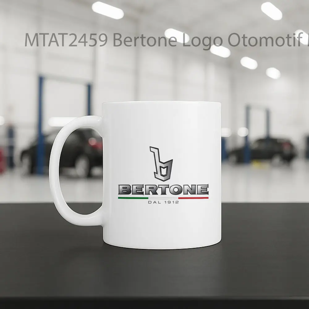 Bertone Logo Otomotif Mug - Sudut 2