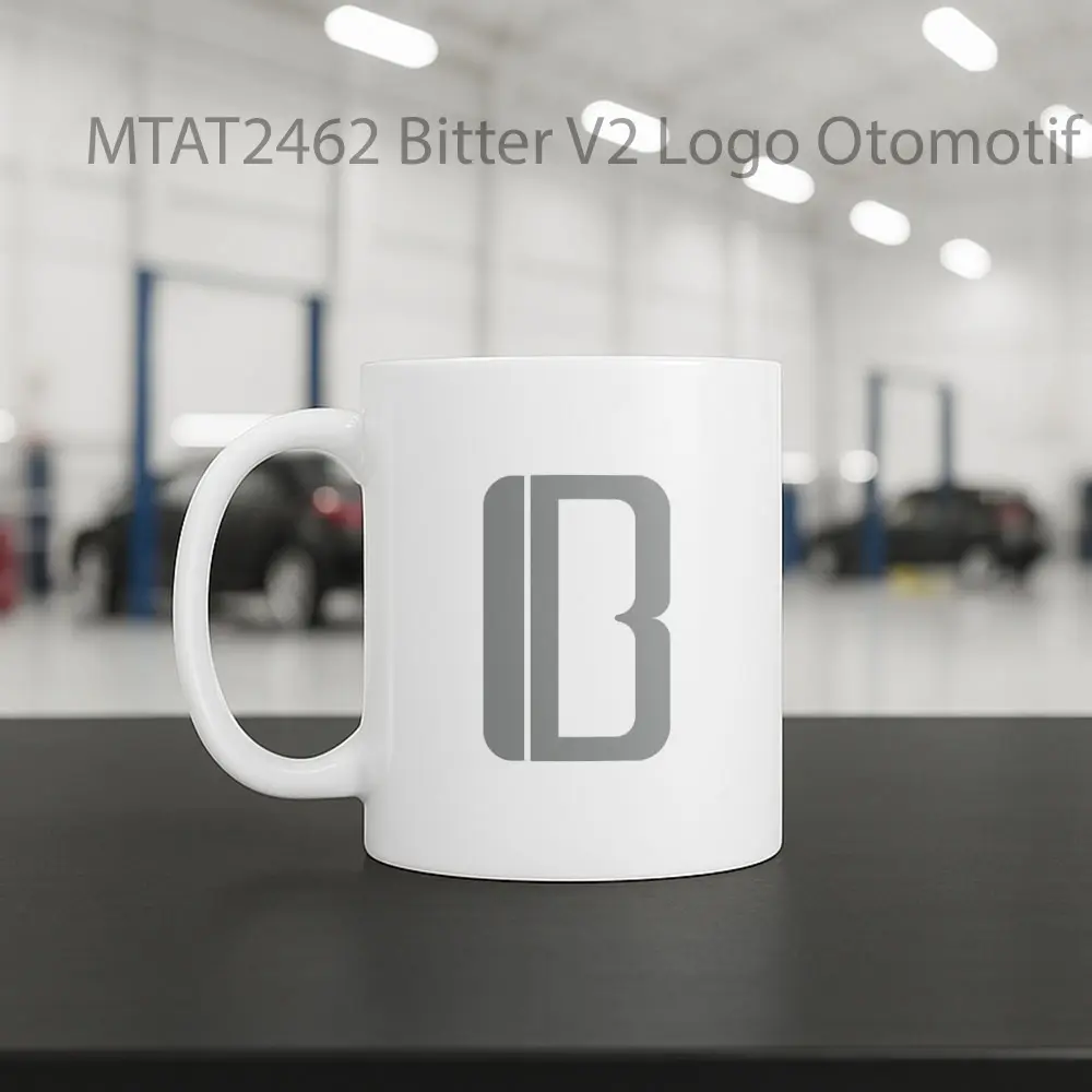 Bitter V2 Logo Otomotif Mug - Sudut 2