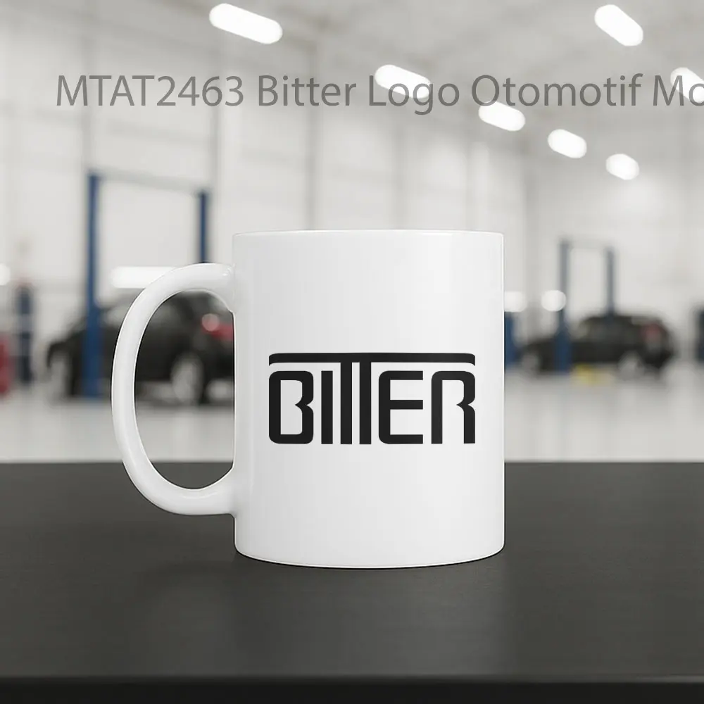 Bitter Logo Otomotif Mug - Sudut 2