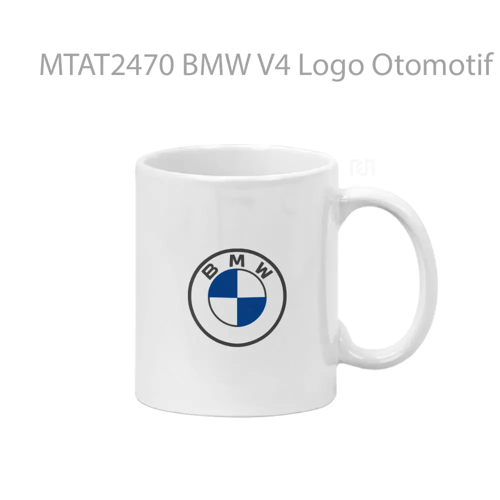 BMW V4 Logo Otomotif Mug