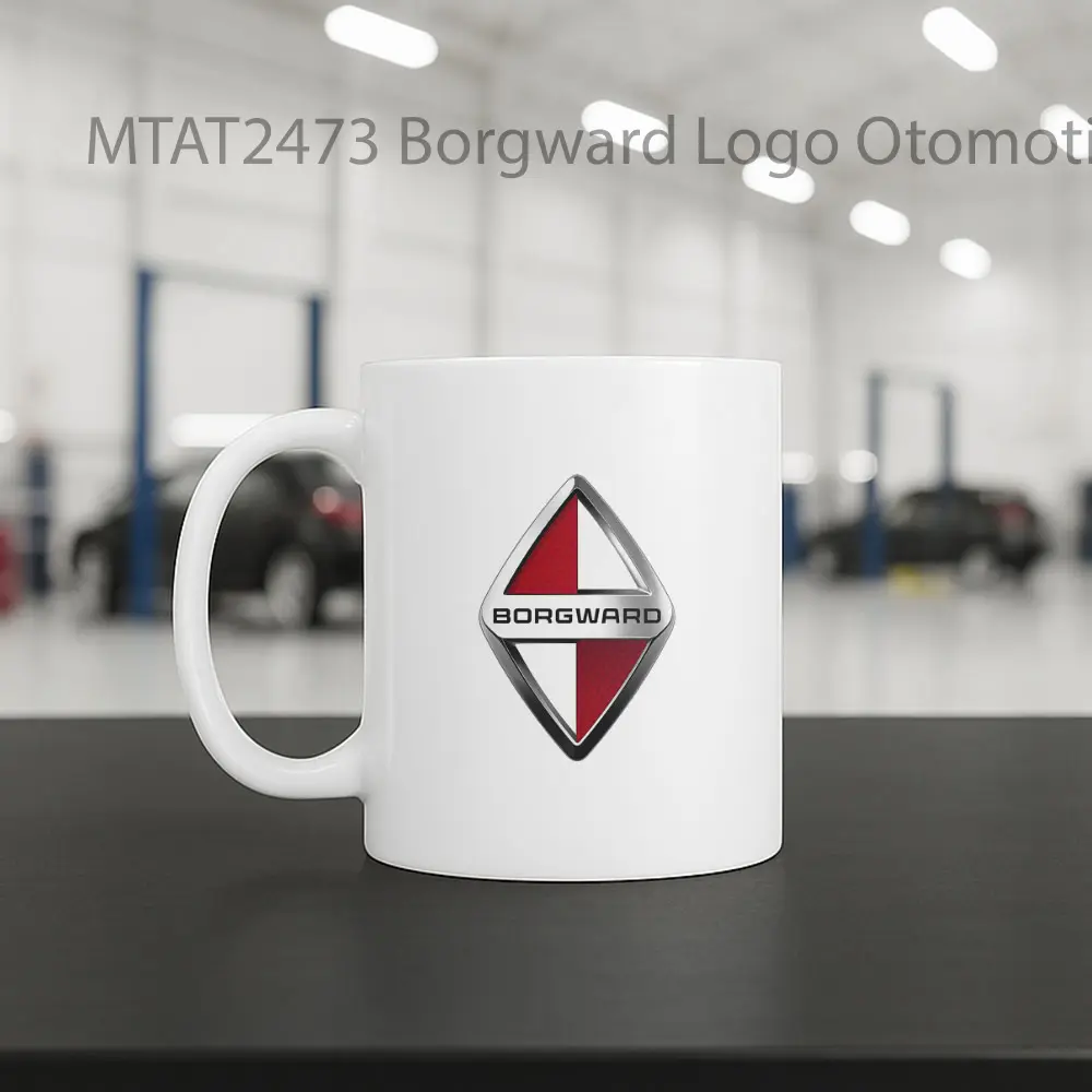 Borgward Logo Otomotif Mug - Sudut 2