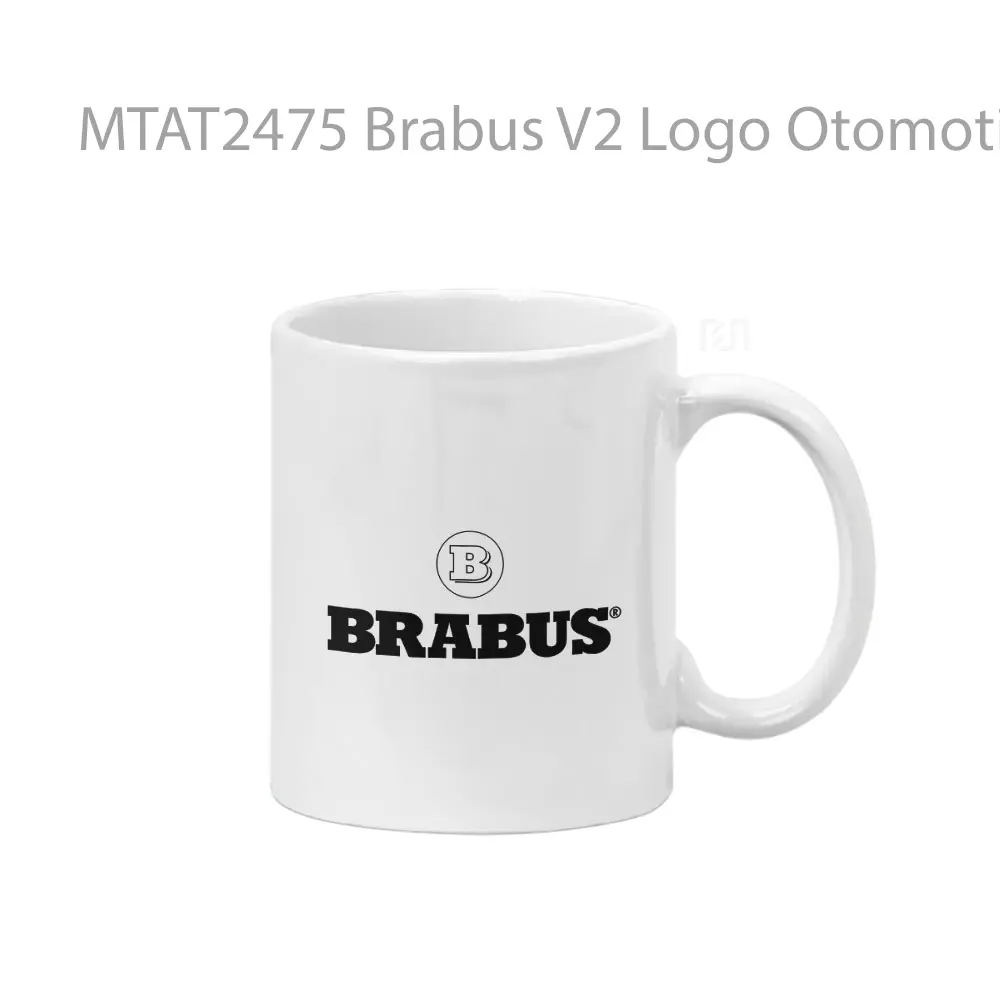 Brabus V2 Logo Otomotif Mug