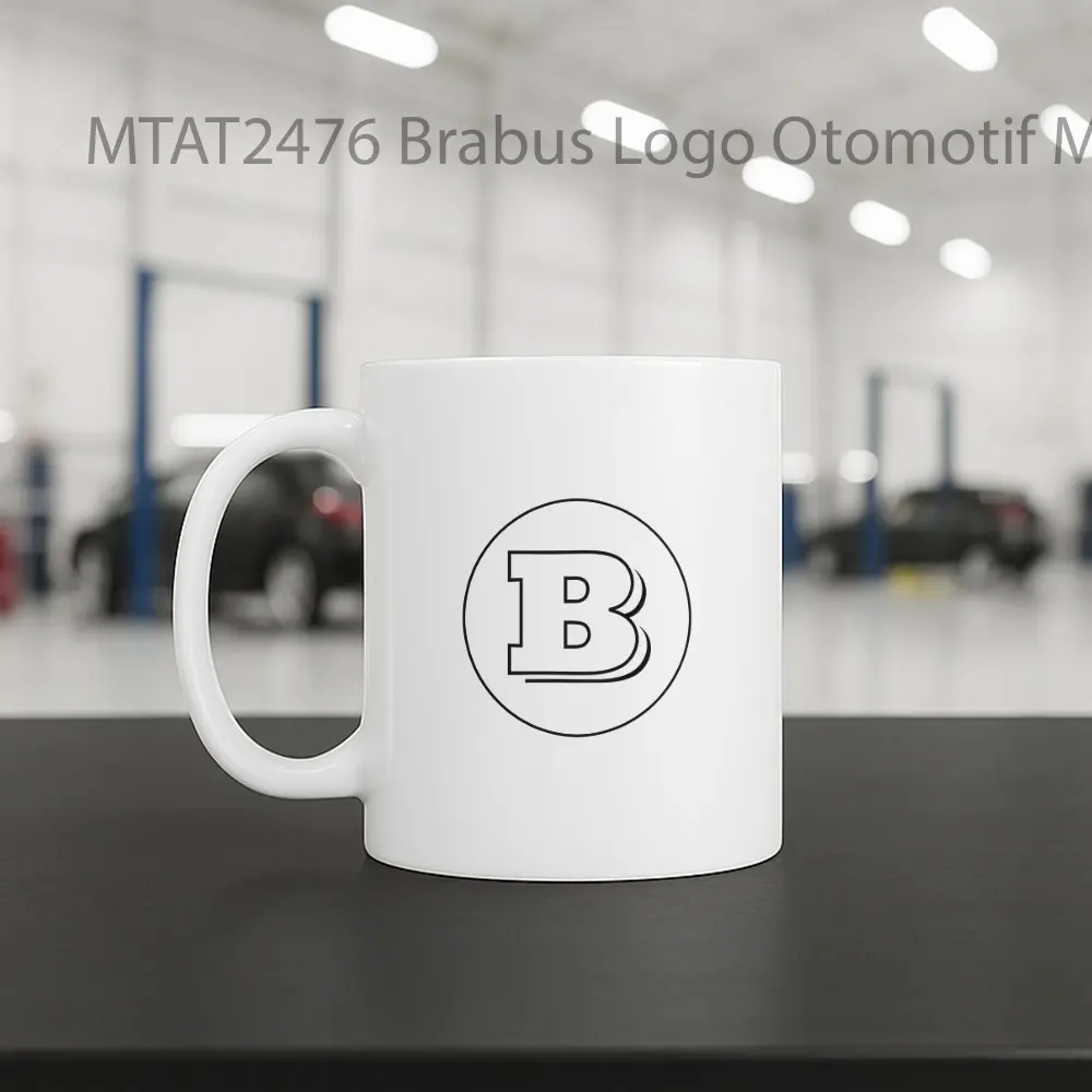 Brabus Logo Otomotif Mug - Sudut 2