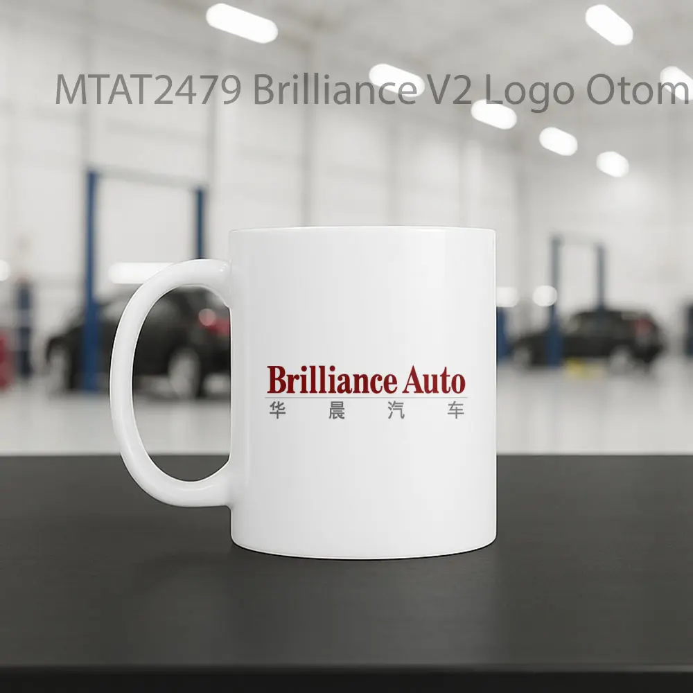 Brilliance V2 Logo Otomotif Mug - Sudut 2