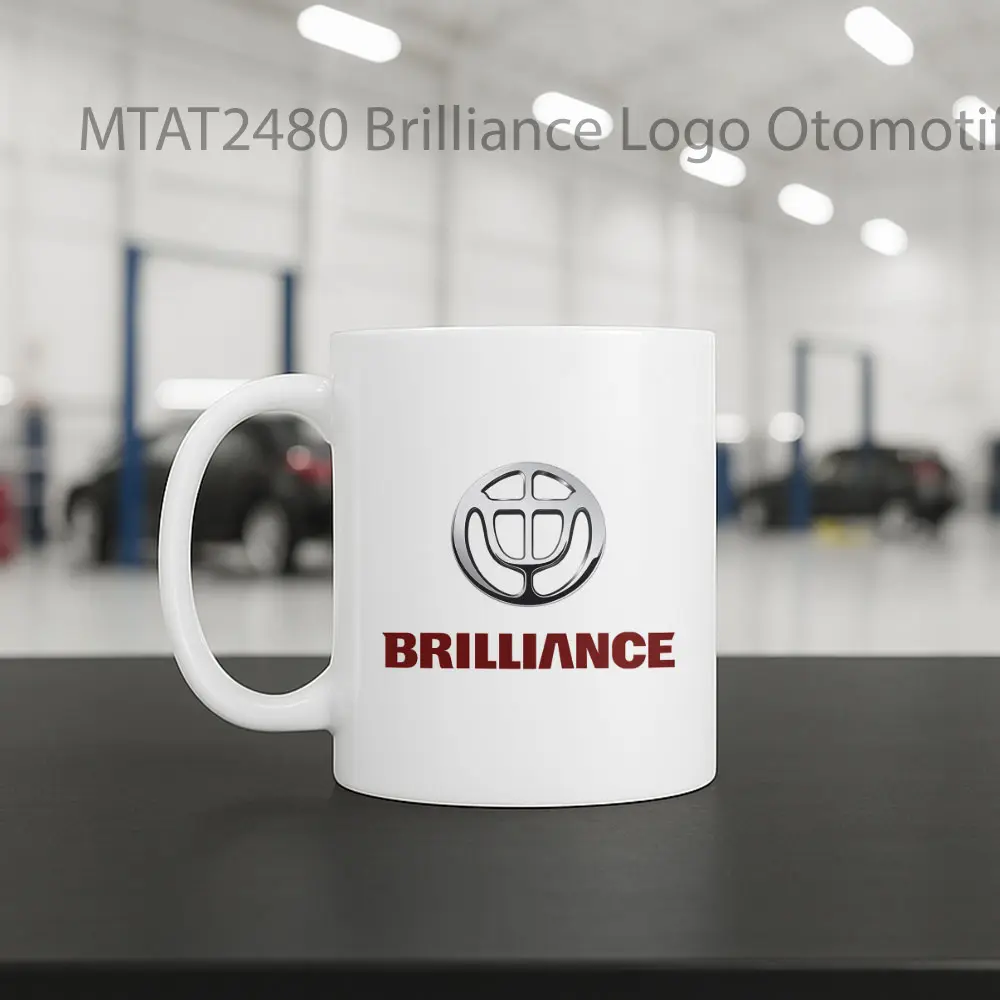 Brilliance Logo Otomotif Mug - Sudut 2