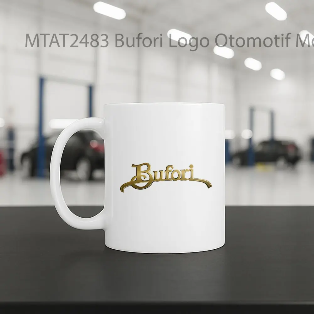 Bufori Logo Otomotif Mug - Sudut 2