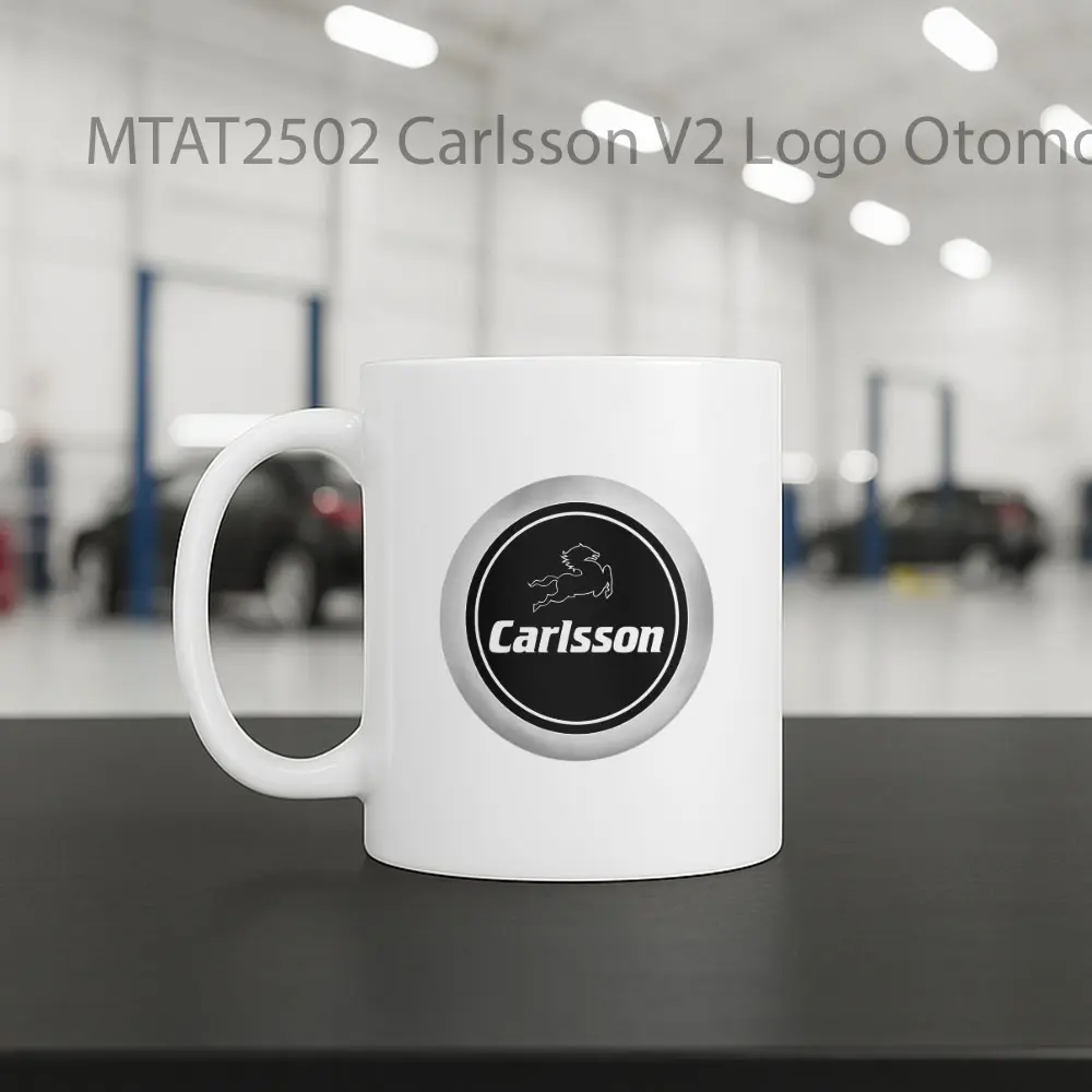 Carlsson V2 Logo Otomotif Mug - Sudut 2