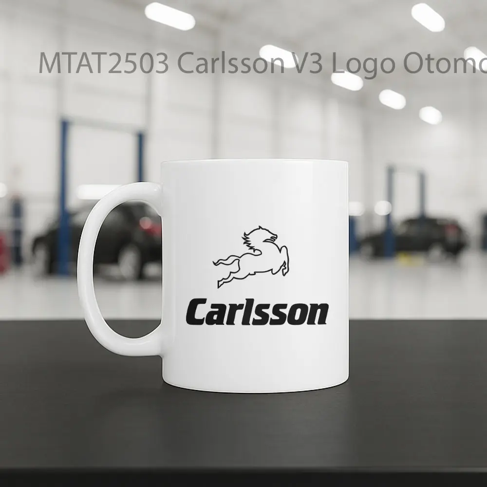 Carlsson V3 Logo Otomotif Mug - Sudut 2