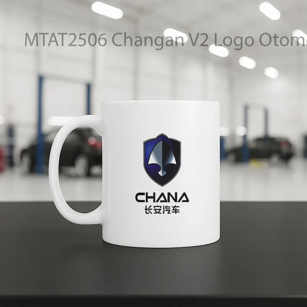 Changan V2 Logo Otomotif Mug - Sudut 2