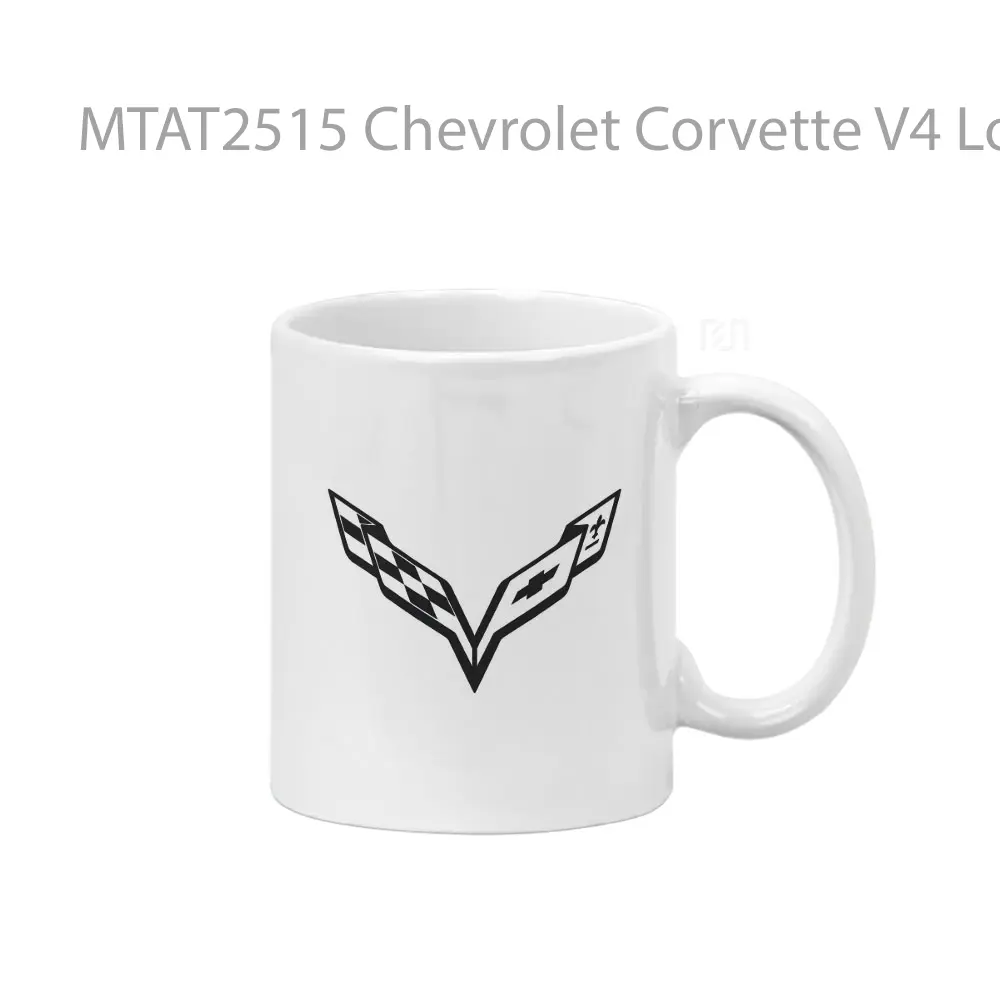 Chevrolet Corvette V4 Logo Otomotif Mug