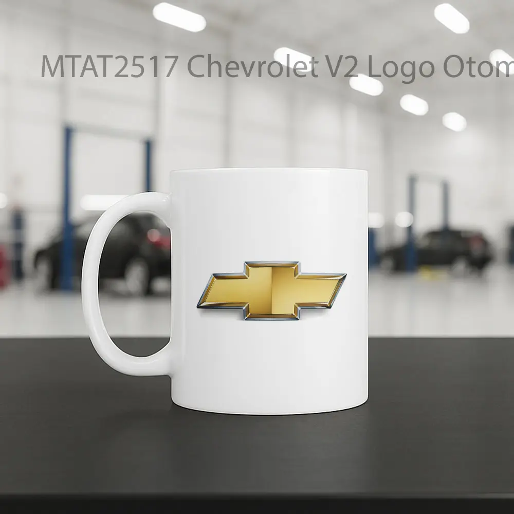 Chevrolet V2 Logo Otomotif Mug - Sudut 2
