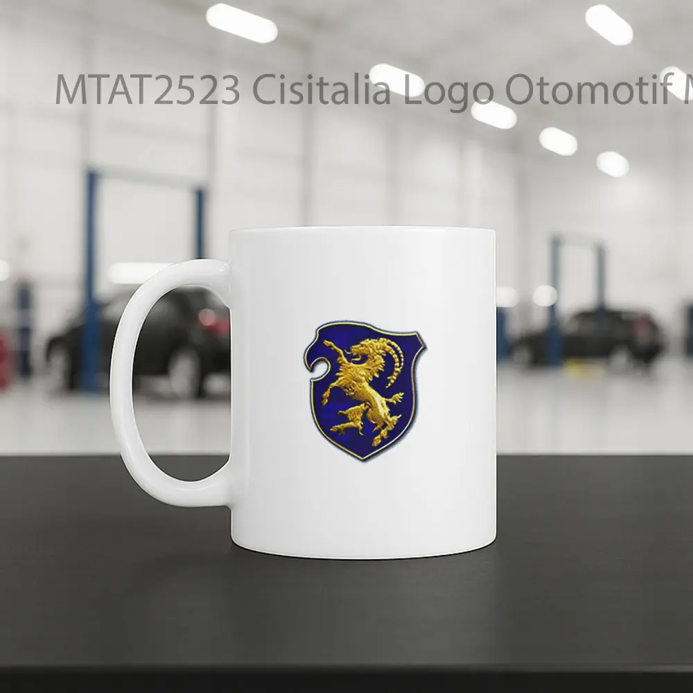 Cisitalia Logo Otomotif Mug - Sudut 2