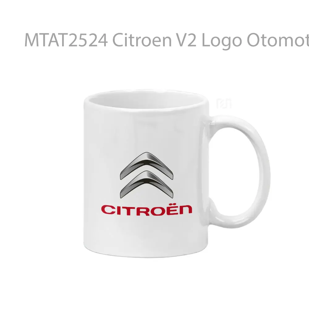 Citroen V2 Logo Otomotif Mug