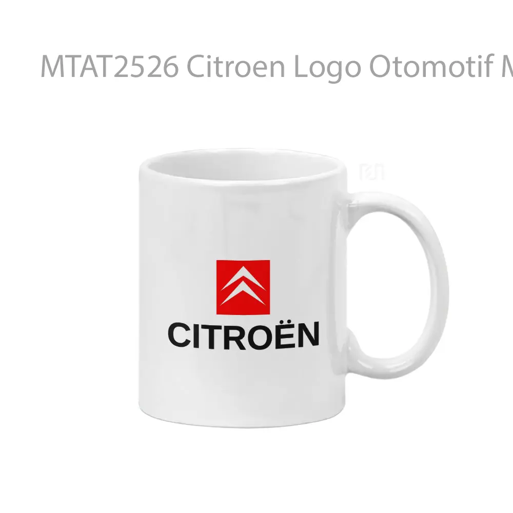 Citroen Logo Otomotif Mug