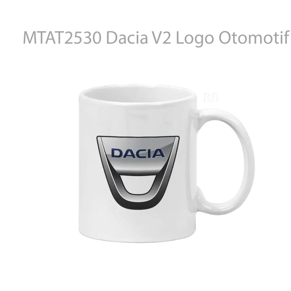 Dacia V2 Logo Otomotif Mug