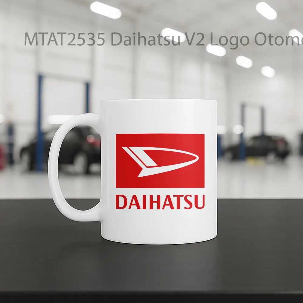 Daihatsu V2 Logo Otomotif Mug - Sudut 2